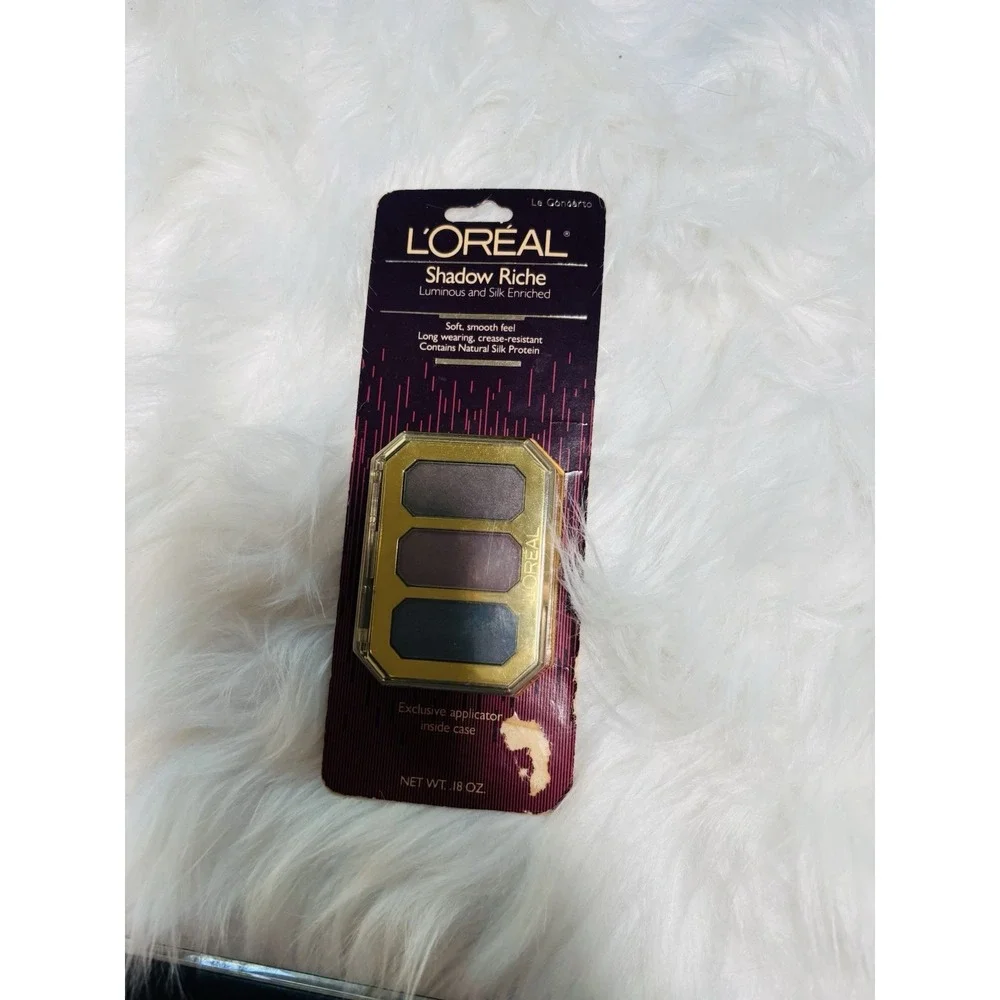 L'Oreal Vintage Shadow Riche LES Gongardo Eye Shadow Trio NOS